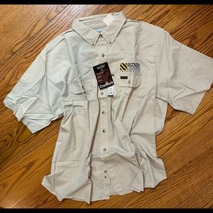 NWT Carhartt Short Sleeve Shirt, Khaki